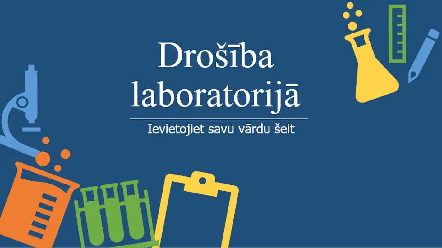 Laboratorijas drošība modern color block