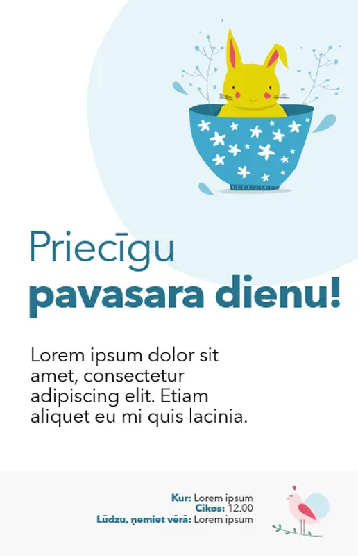 Drukājamie šabloni Pavasaris