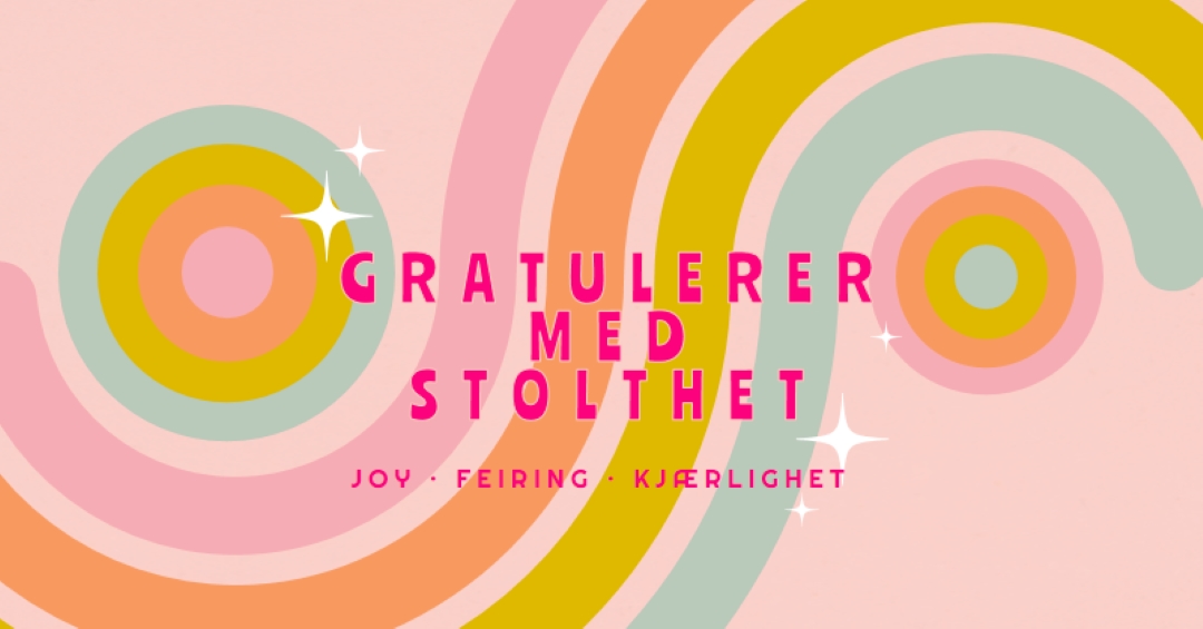 Glede, feiring, kjærlighet pink vintage-retro