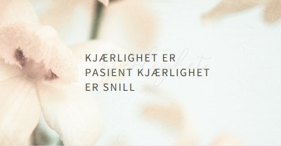 Kjærlighetsnotat white modern-simple