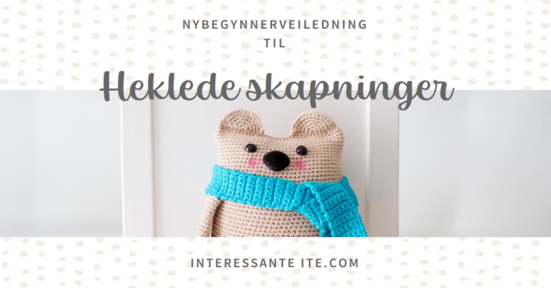 Nybegynnerveiledning for hekle white organic-simple