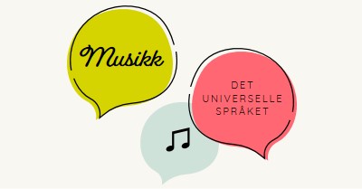 Musikalsk språk white whimsical-line