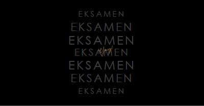 Yay til eksamen black modern-simple