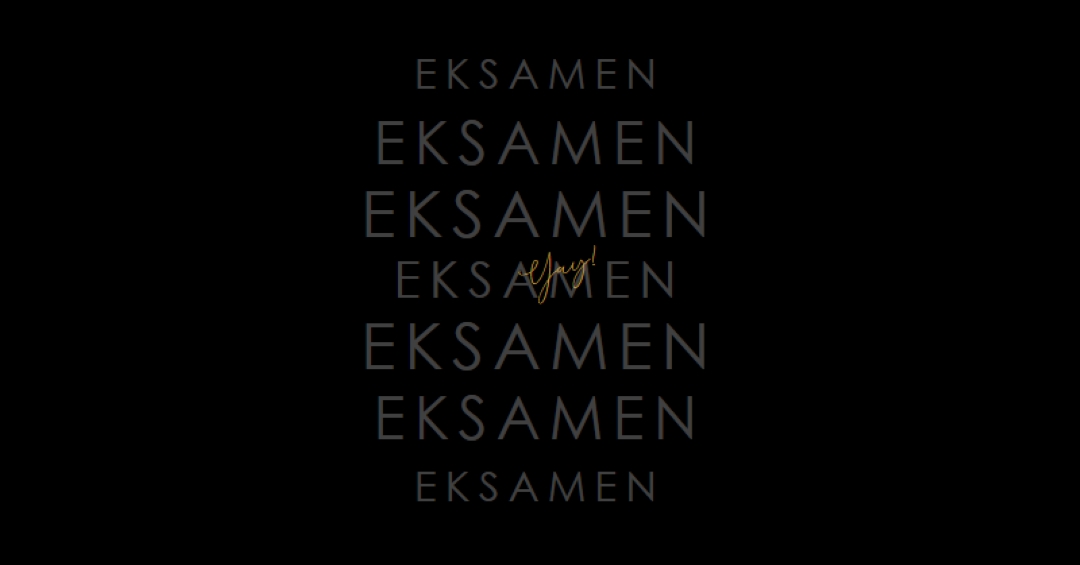 Yay til eksamen black modern-simple