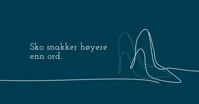 Leve det høye livet blue whimsical-line