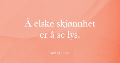 Kjærlighet, skjønnhet og lys pink modern-simple