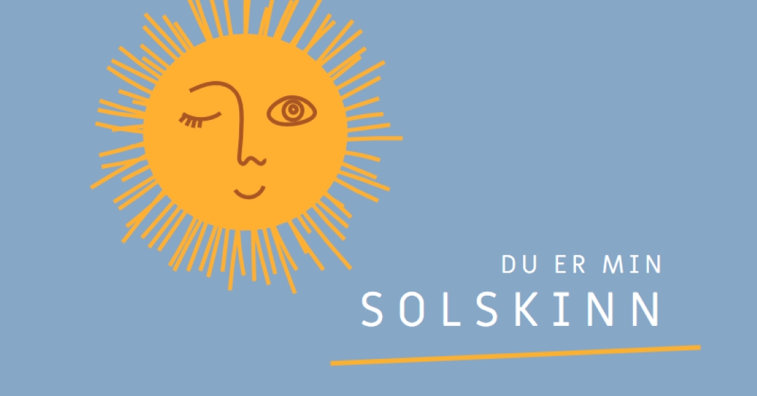 Øyeblikk i solen orange modern-simple