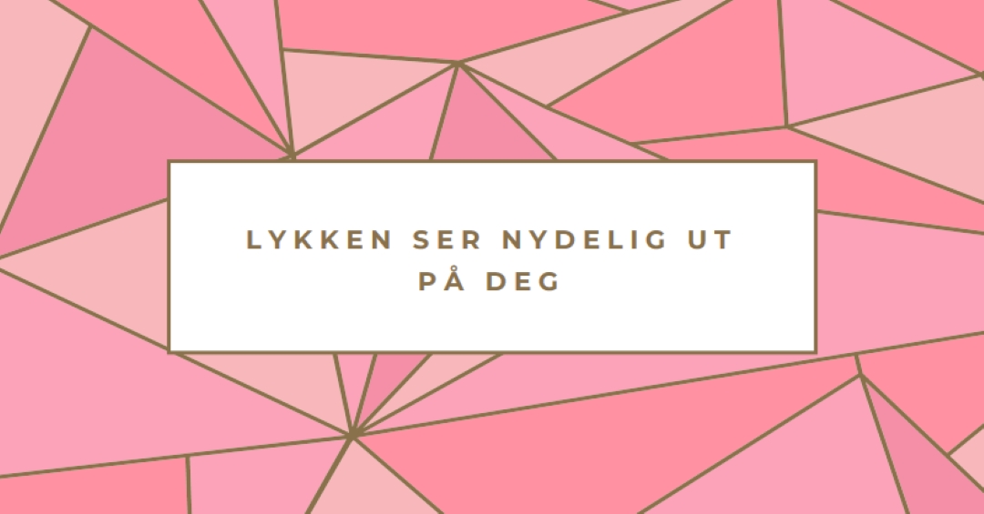 Happy returnerer pink modern-simple