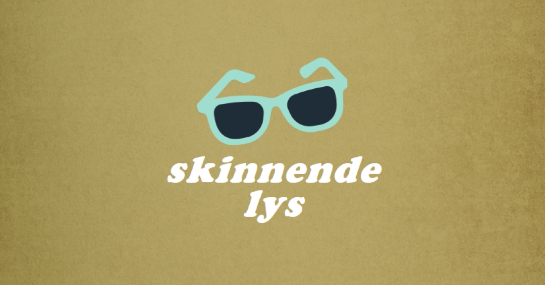 Skinnende strålende solskinn green vintage-retro