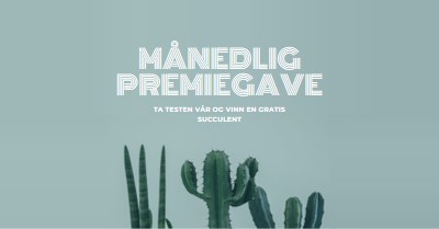 Månedlig premiekonkurranse green modern-simple