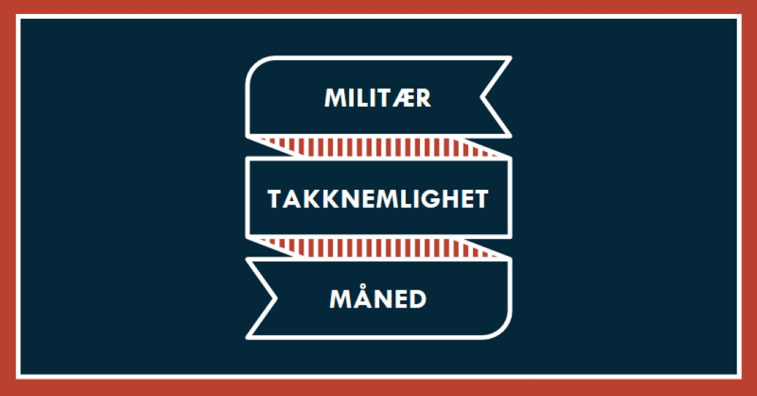 Feirer militær takknemlighet måned blue modern-simple