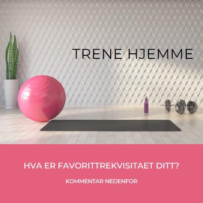 Trene hjemme gray modern-bold