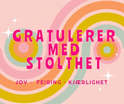 Glede, feiring, kjærlighet pink vintage-retro