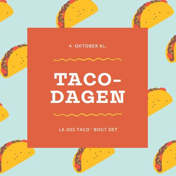 Taco-dagen orange organic-simple