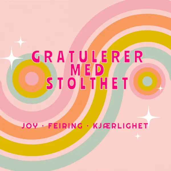 Glede, feiring, kjærlighet pink vintage-retro