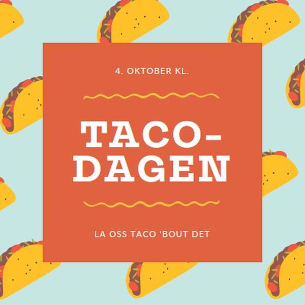 Taco-dagen orange organic-simple