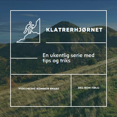 Fortsett å klatre green modern-simple