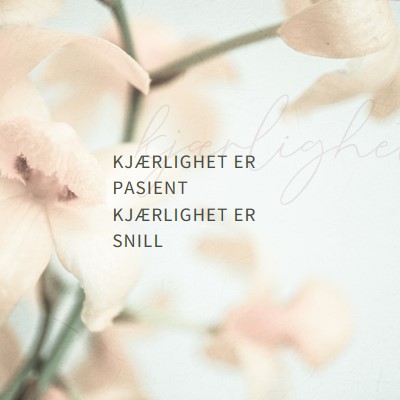 Kjærlighetsnotat white modern-simple