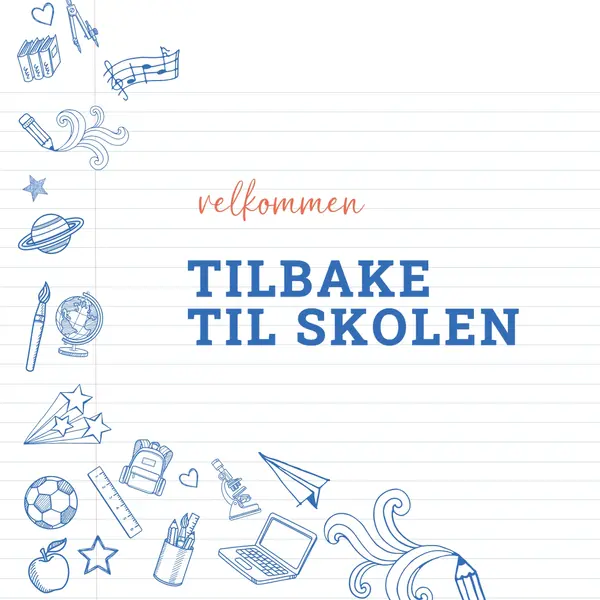 Klassehandling white whimsical-line