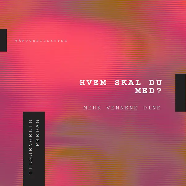 Konsertlys pink modern-bold