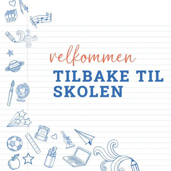 Klassehandling white whimsical-line