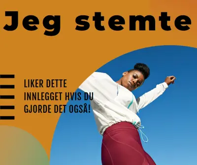 Bli hørt orange modern-bold
