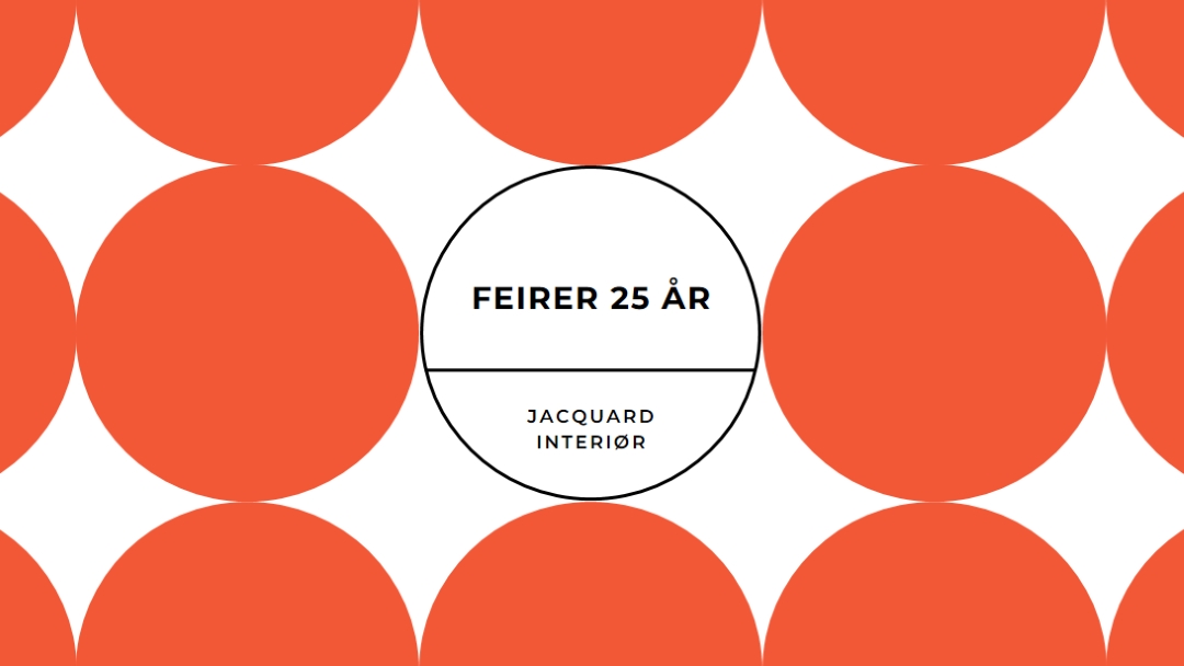 Feirer 25 år orange modern-geometric-&-linear