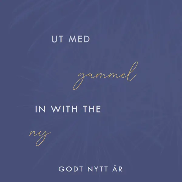 Lys natten blue modern-simple