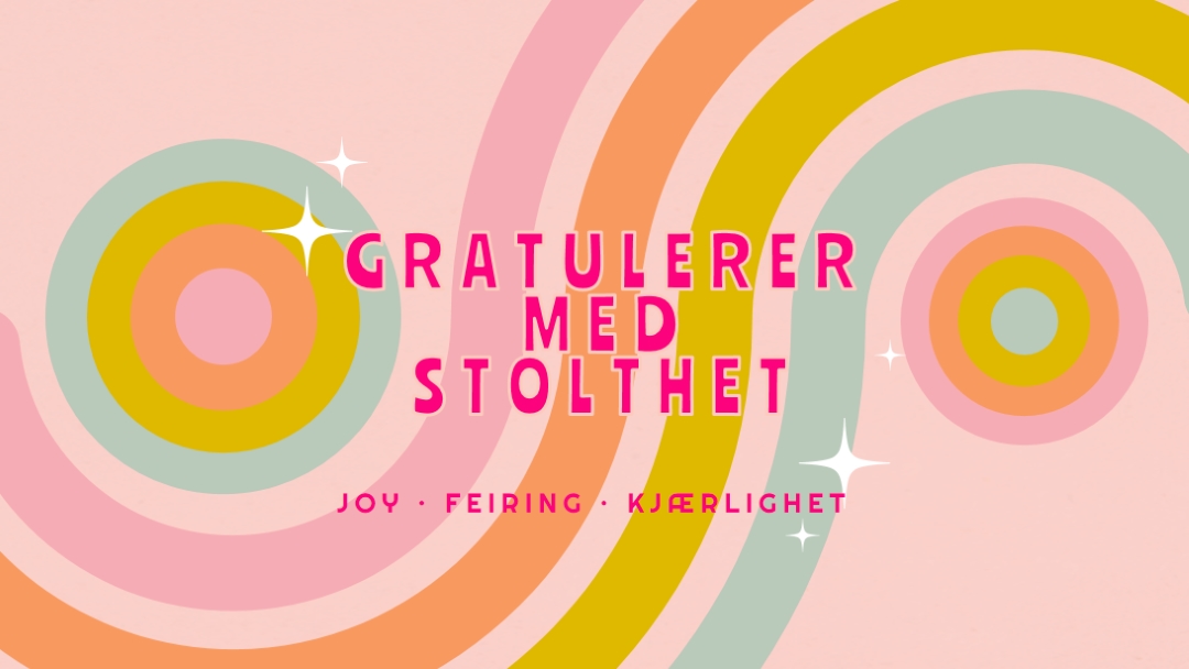 Glede, feiring, kjærlighet pink vintage-retro