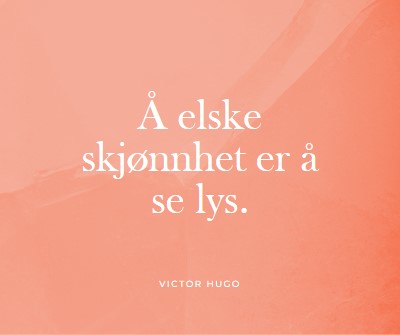 Kjærlighet, skjønnhet og lys pink modern-simple