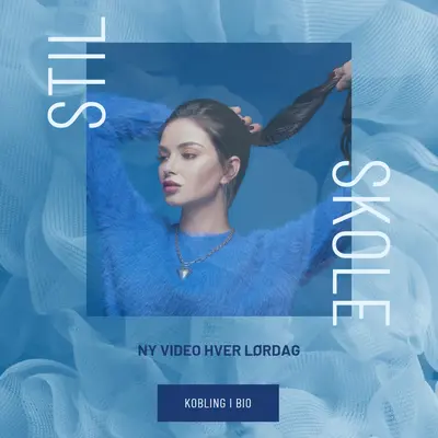 Blå følelse blue modern-bold