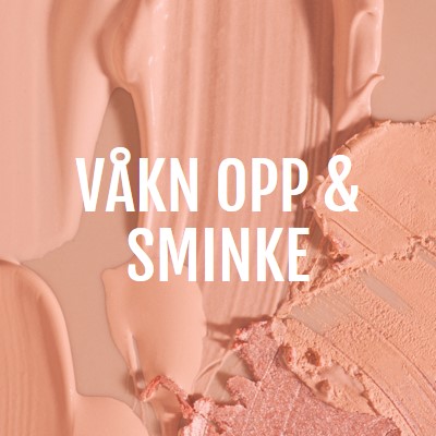 Våkn opp & sminke pink modern-simple