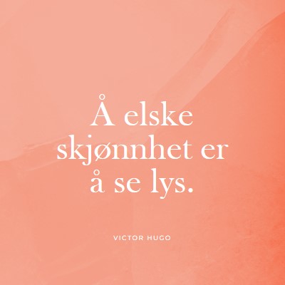 Kjærlighet, skjønnhet og lys pink modern-simple