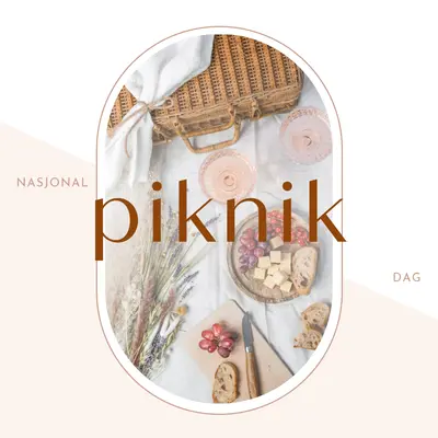 Nasjonal piknikdag white modern-simple