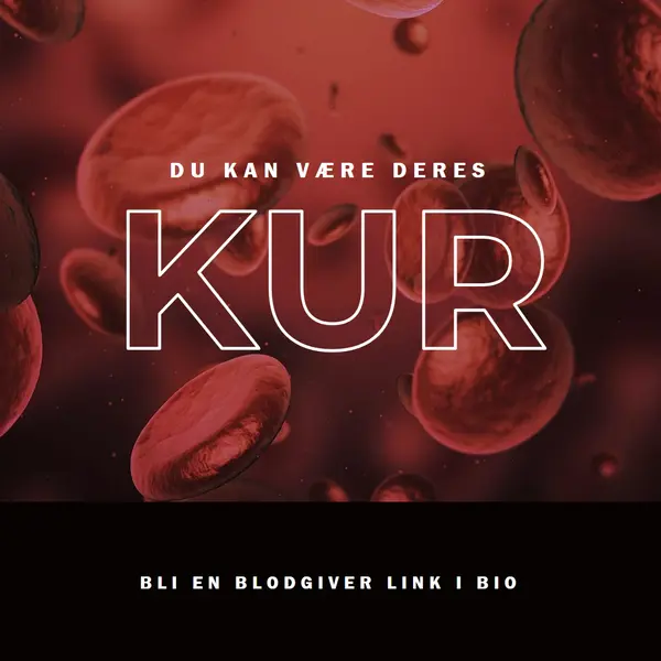 Bli bloddonor red modern-simple