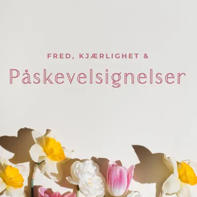 Påske fred og kjærlighet gray modern-simple