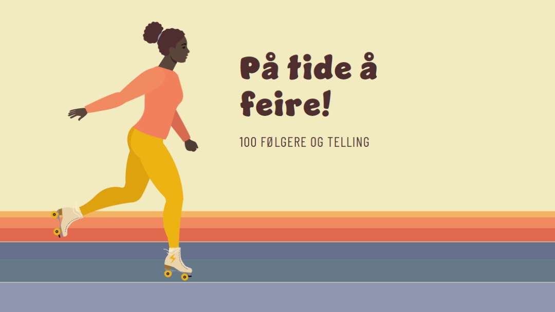 Hold det i gang orange vintage-retro