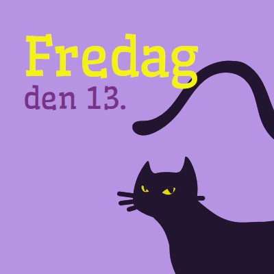 Fredag den trettende purple organic-simple