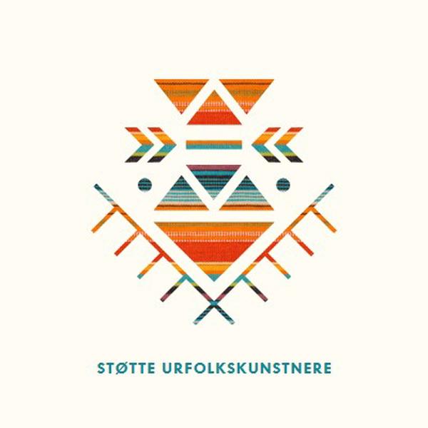 Støtte urfolkskunstnere white modern-geometric-&-linear