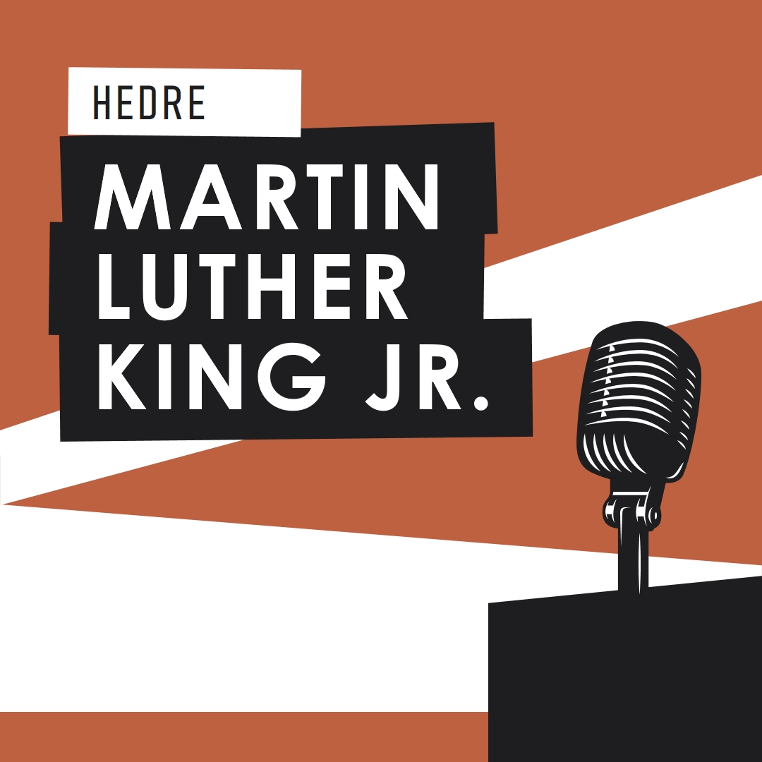 Hedre MLK Jr. brown modern-bold