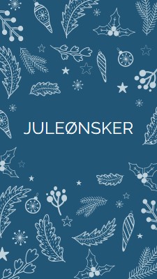 Gnisten sesongen blue whimsical-line