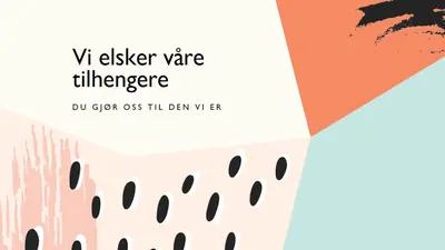 Føl kjærligheten white modern-bold