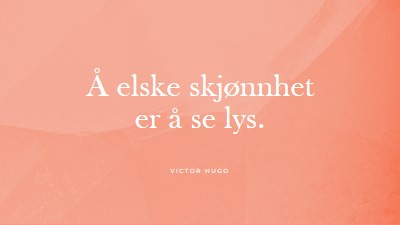 Kjærlighet, skjønnhet og lys pink modern-simple