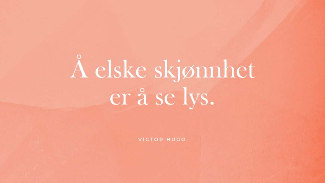 Kjærlighet, skjønnhet og lys pink modern-simple