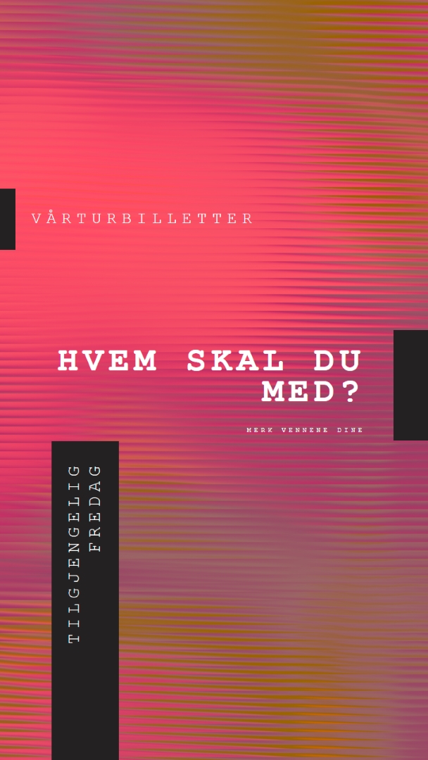 Konsertlys pink modern-bold