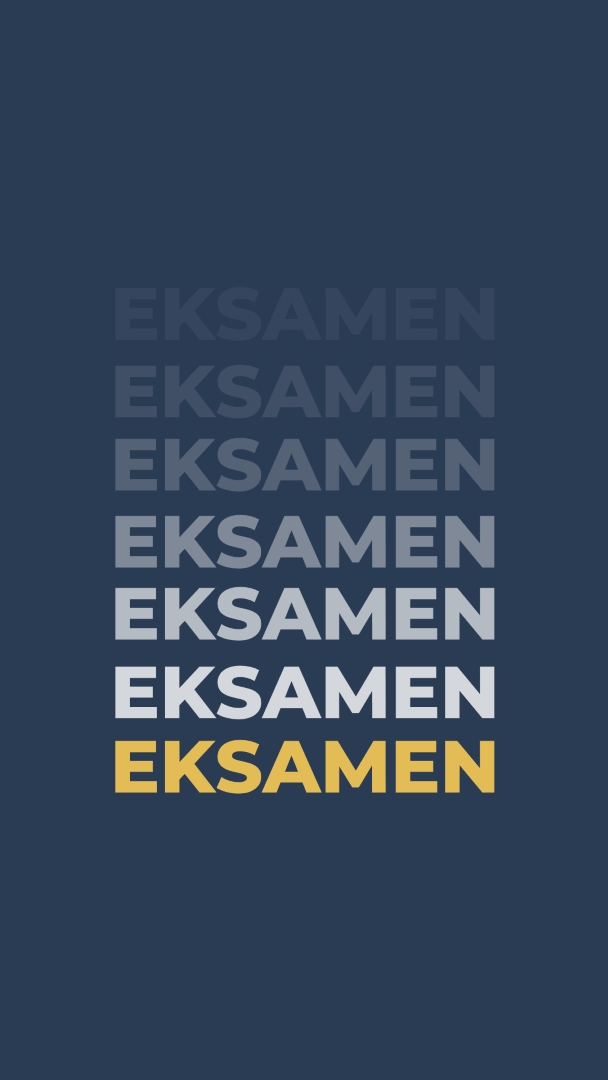 Mange eksamensseremonier blue modern-bold
