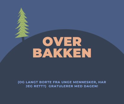 Over bakken blue modern-bold