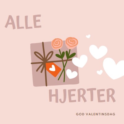 Alle hjerter pink whimsical-color-block