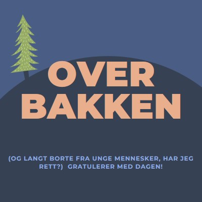 Over bakken blue modern-bold