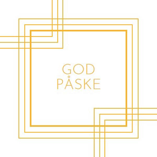 God påske white modern-geometric-&-linear